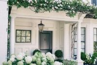 Exterior decoration ideas with flower in window 35