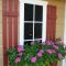Exterior decoration ideas with flower in window 36