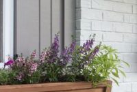 Exterior decoration ideas with flower in window 37