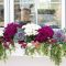 Exterior decoration ideas with flower in window 38