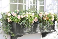 Exterior decoration ideas with flower in window 45