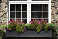 Exterior decoration ideas with flower in window 52