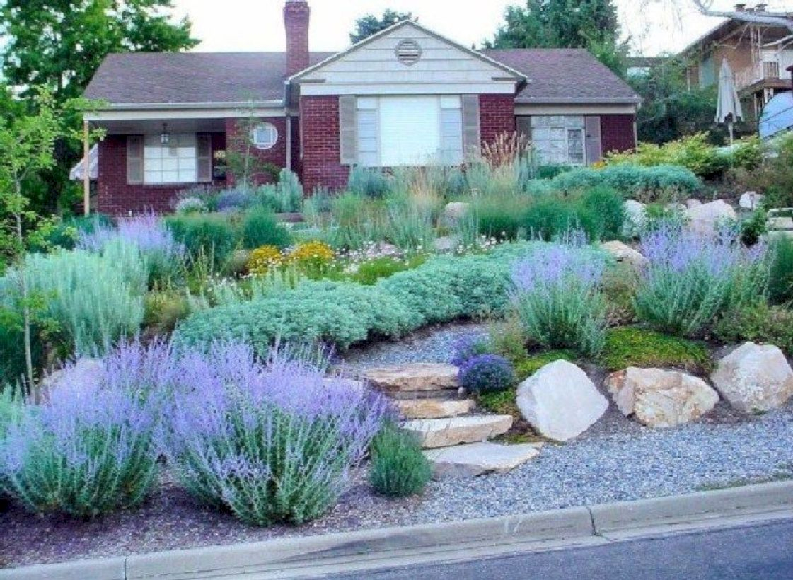 Front yard design ideas on a budget 01