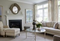 Living room gray wall color design ideas 09