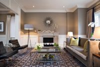 Living room gray wall color design ideas 10