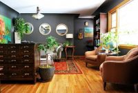 Living room gray wall color design ideas 11