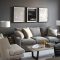 Living room gray wall color design ideas 12