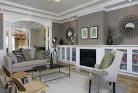Living room gray wall color design ideas 15