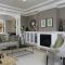 Living room gray wall color design ideas 15