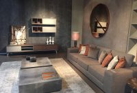 Living room gray wall color design ideas 16