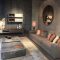 Living room gray wall color design ideas 16