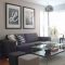 Living room gray wall color design ideas 19