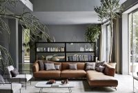 Living room gray wall color design ideas 21