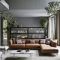 Living room gray wall color design ideas 21