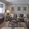 Living room gray wall color design ideas 22
