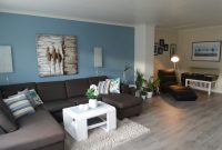 Living room gray wall color design ideas 25
