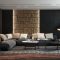 Living room gray wall color design ideas 26