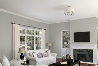 Living room gray wall color design ideas 27