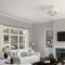 Living room gray wall color design ideas 27