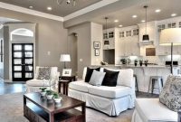 Living room gray wall color design ideas 29