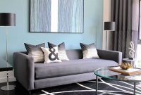 Living room gray wall color design ideas 34