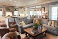 Living room gray wall color design ideas 39