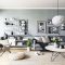 Living room gray wall color design ideas 41