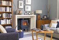 Living room gray wall color design ideas 43