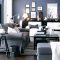Living room gray wall color design ideas 44