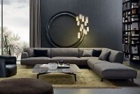 Living room gray wall color design ideas 45