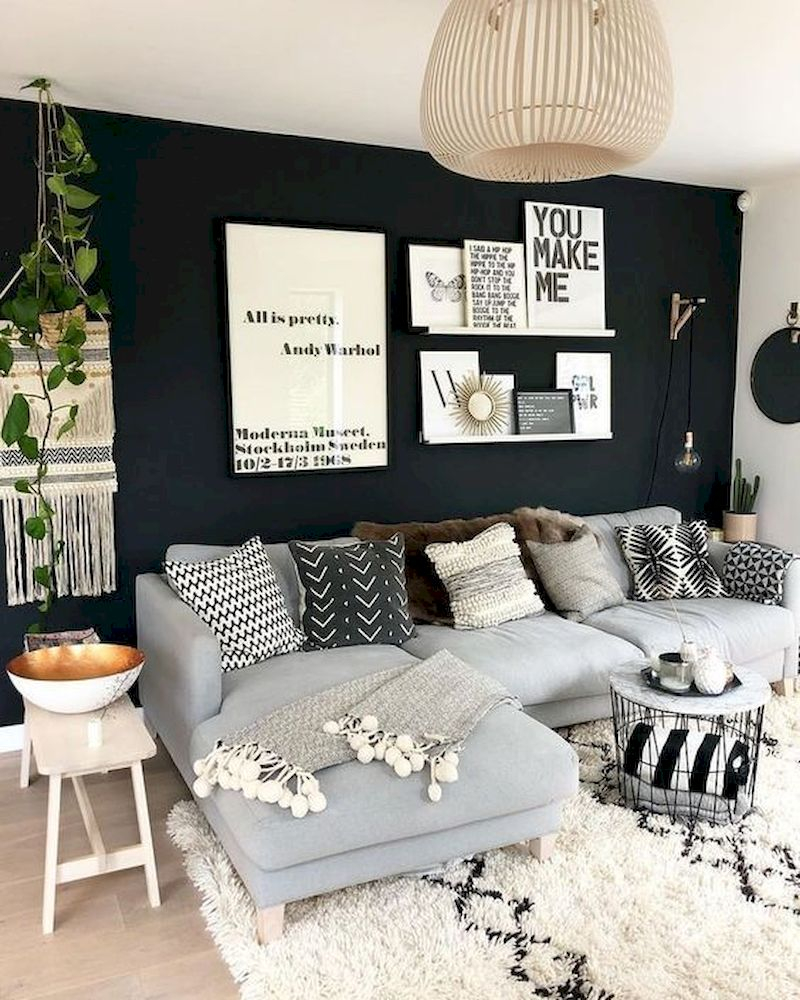 Inspiring living room wall design ideas 06