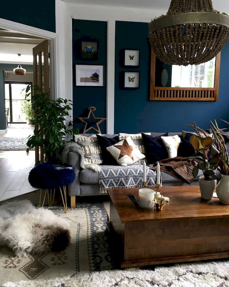 Inspiring living room wall design ideas 11