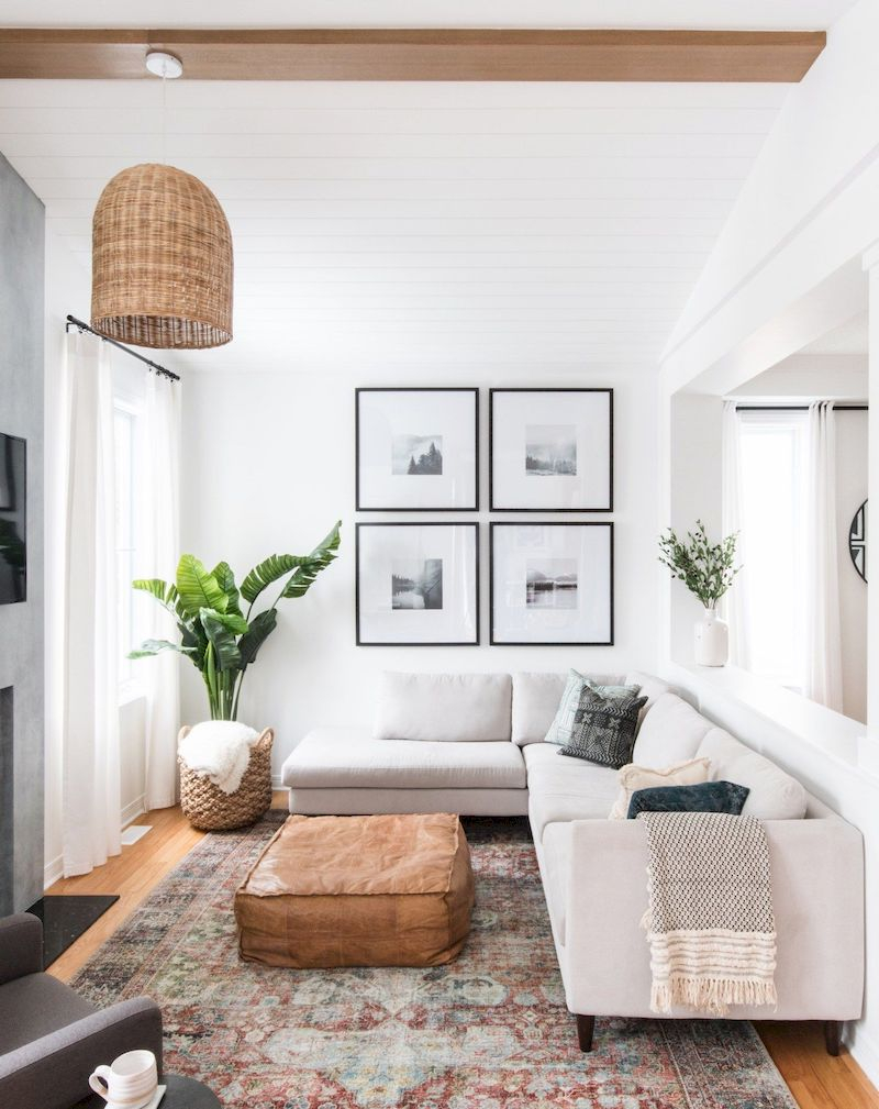 Inspiring living room wall design ideas 18