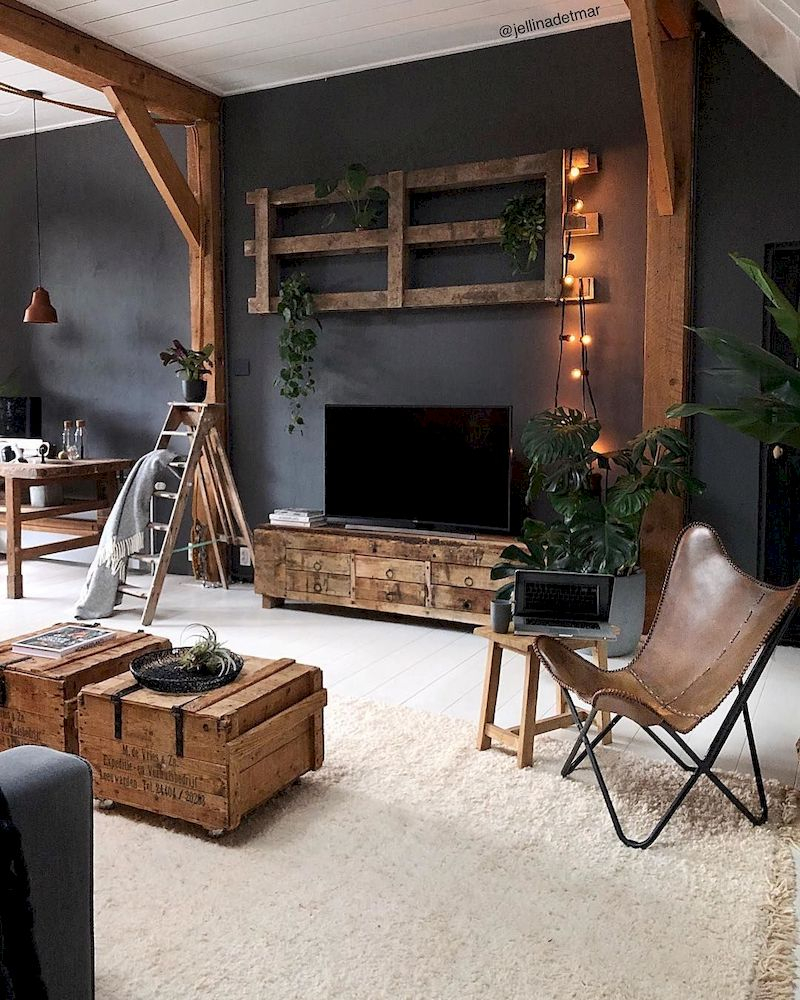 Inspiring living room wall design ideas 23