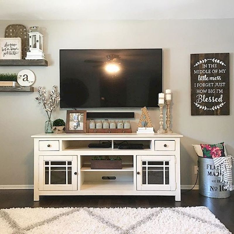 Inspiring living room wall design ideas 24