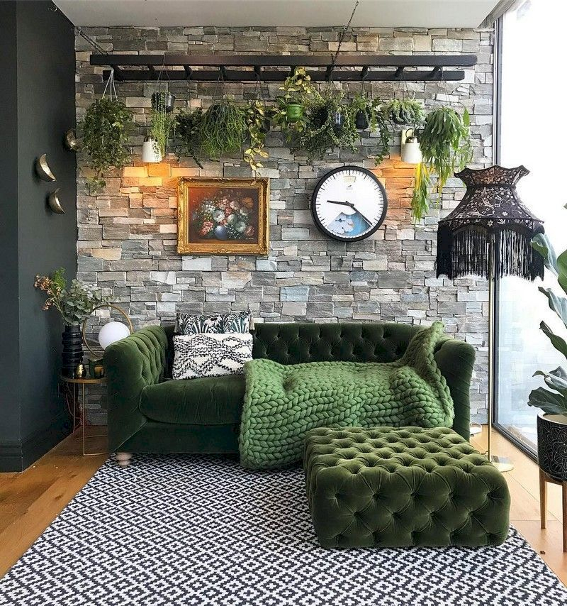 Inspiring living room wall design ideas 29