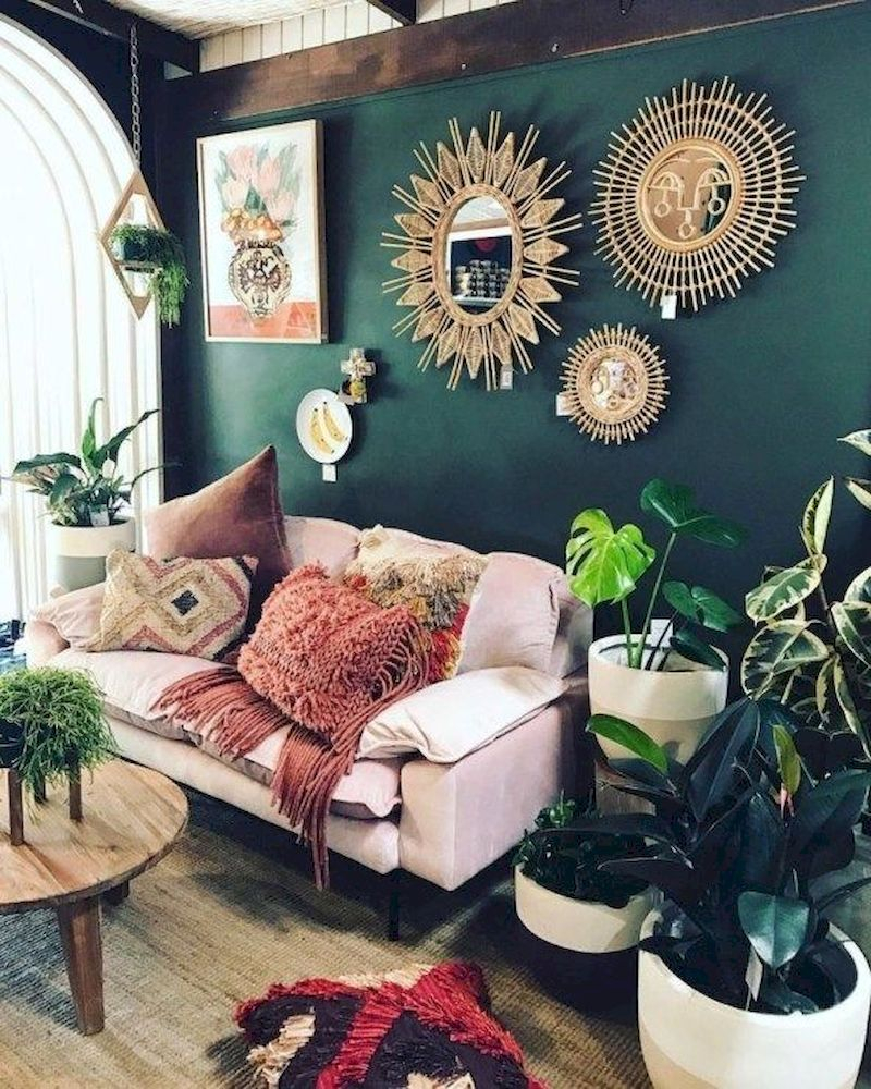 Inspiring living room wall design ideas 31