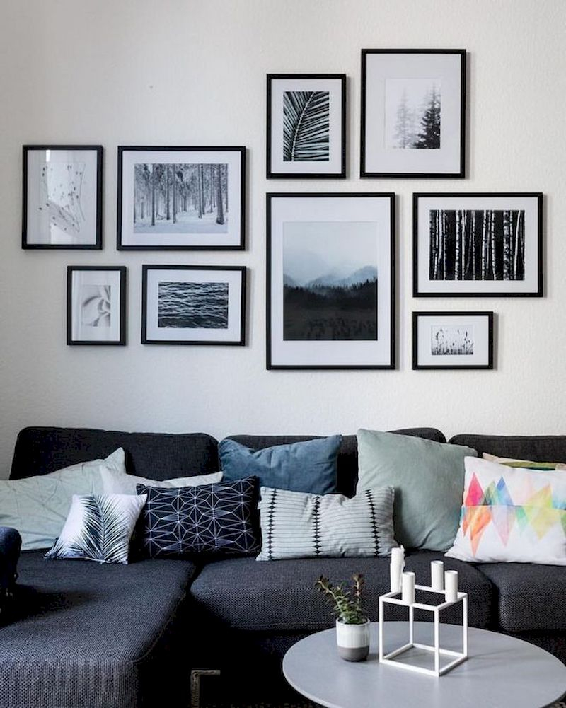 Inspiring living room wall design ideas 32