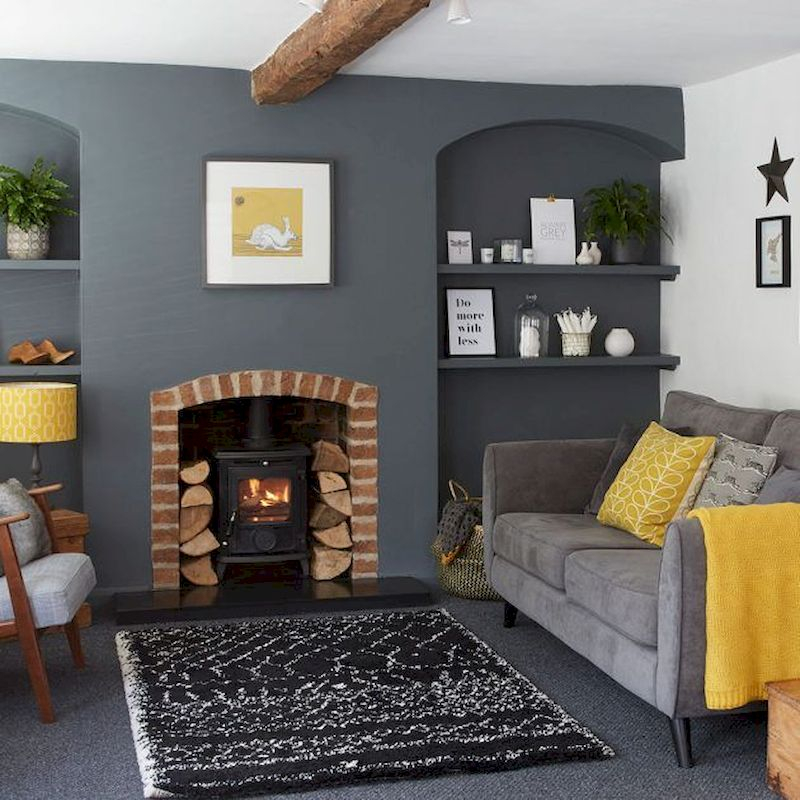 Inspiring living room wall design ideas 33