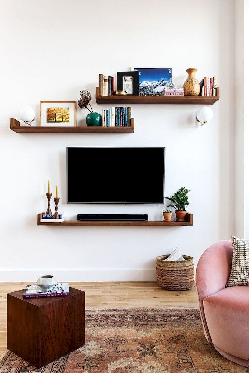 Inspiring living room wall design ideas 51