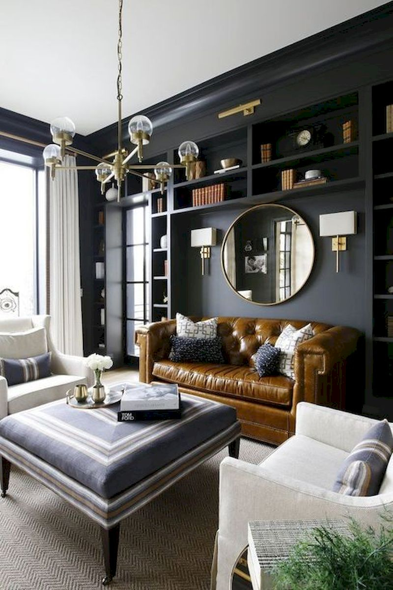 Inspiring living room wall design ideas 52