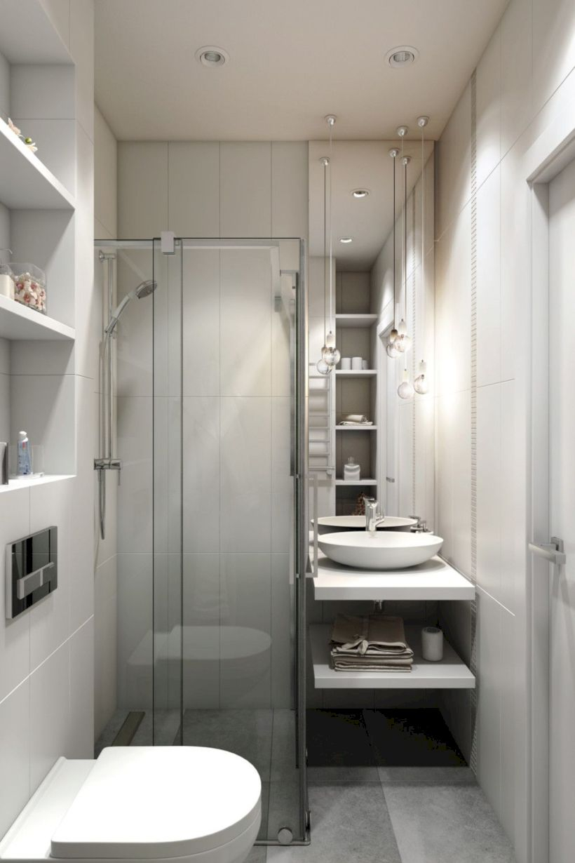 Inspiring small bathroom design ideas in apartment 10