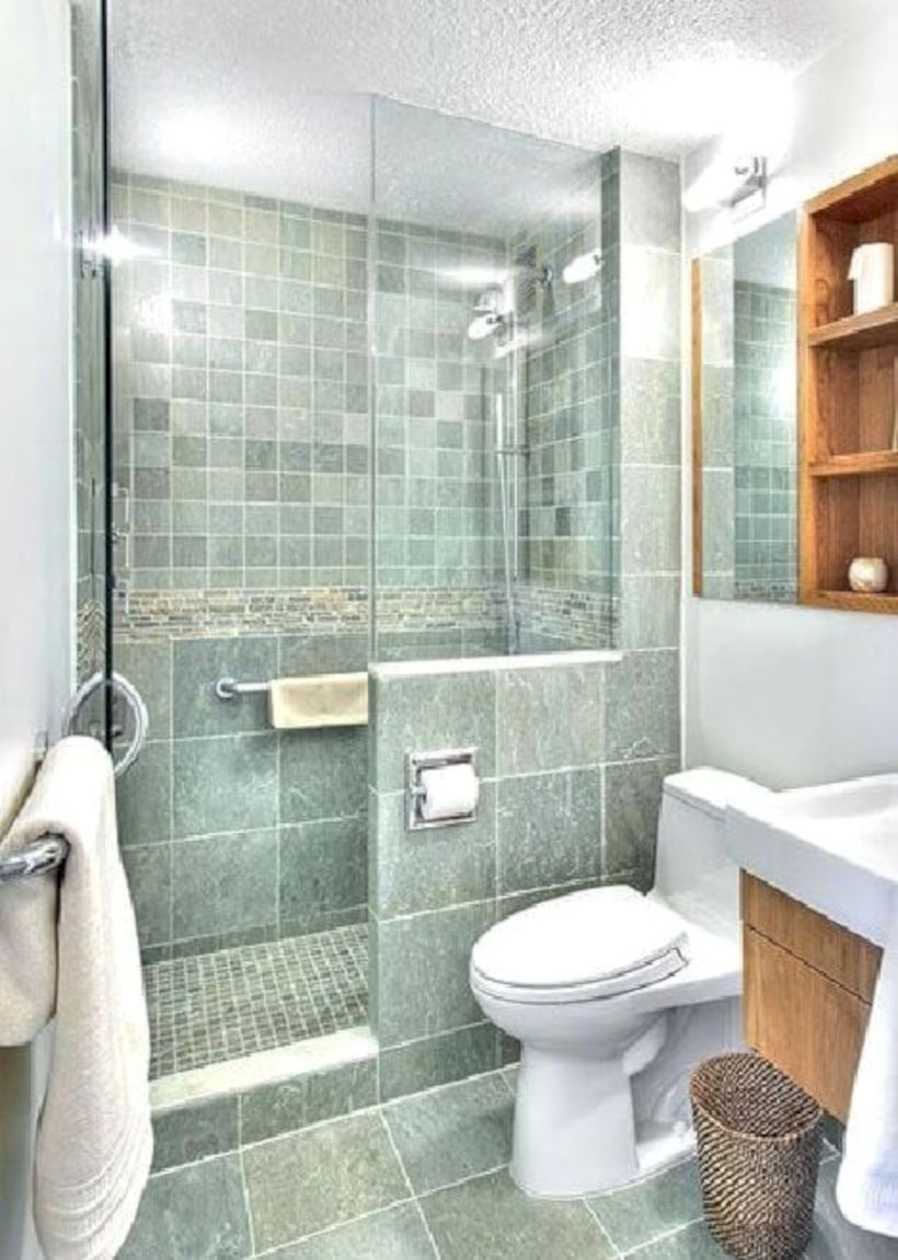 Inspiring small bathroom design ideas in apartment 12
