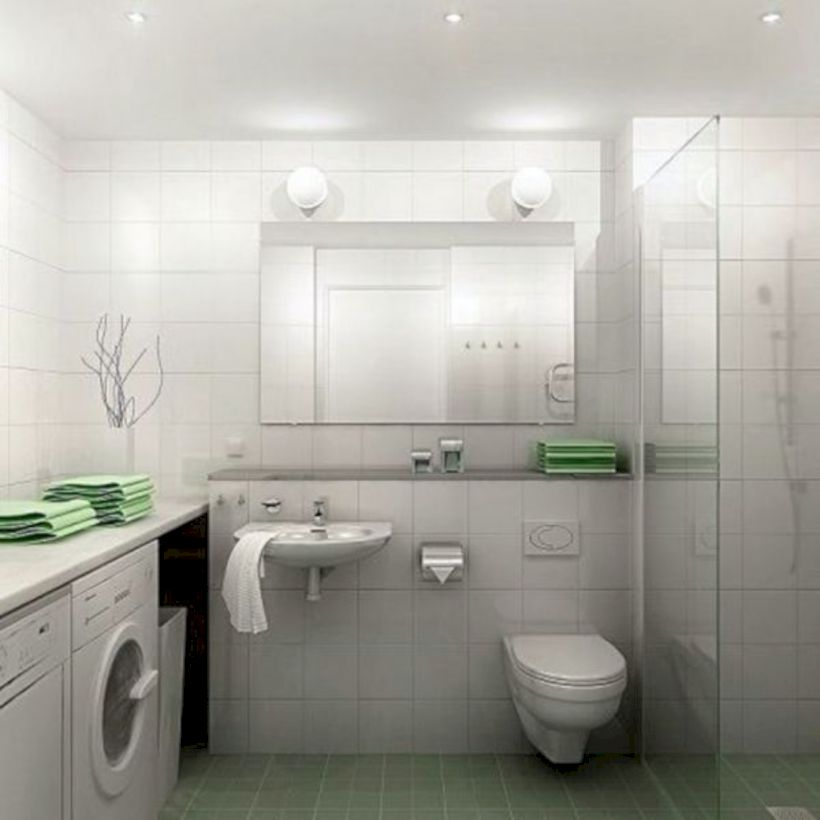 Inspiring small bathroom design ideas in apartment 15