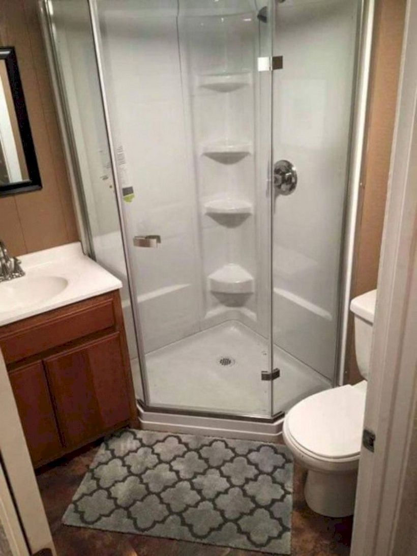Inspiring small bathroom design ideas in apartment 23
