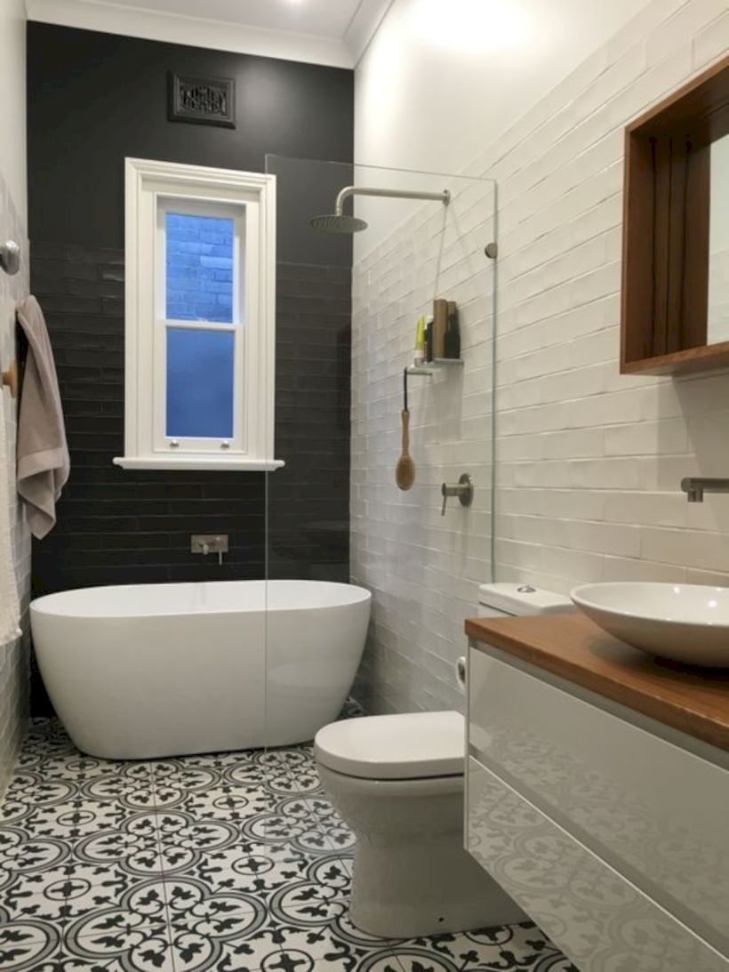 Inspiring small bathroom design ideas in apartment 25