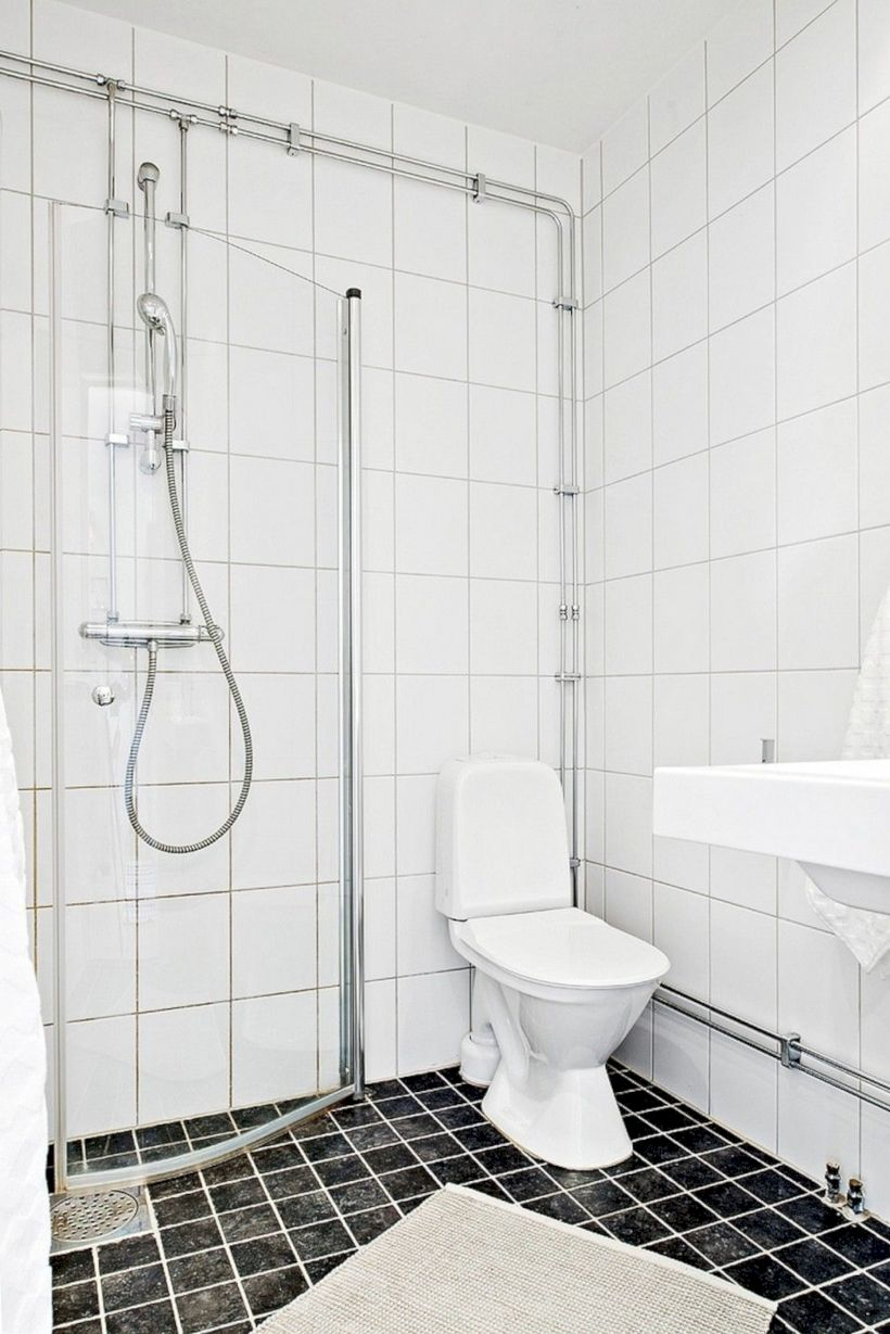 Inspiring small bathroom design ideas in apartment 38