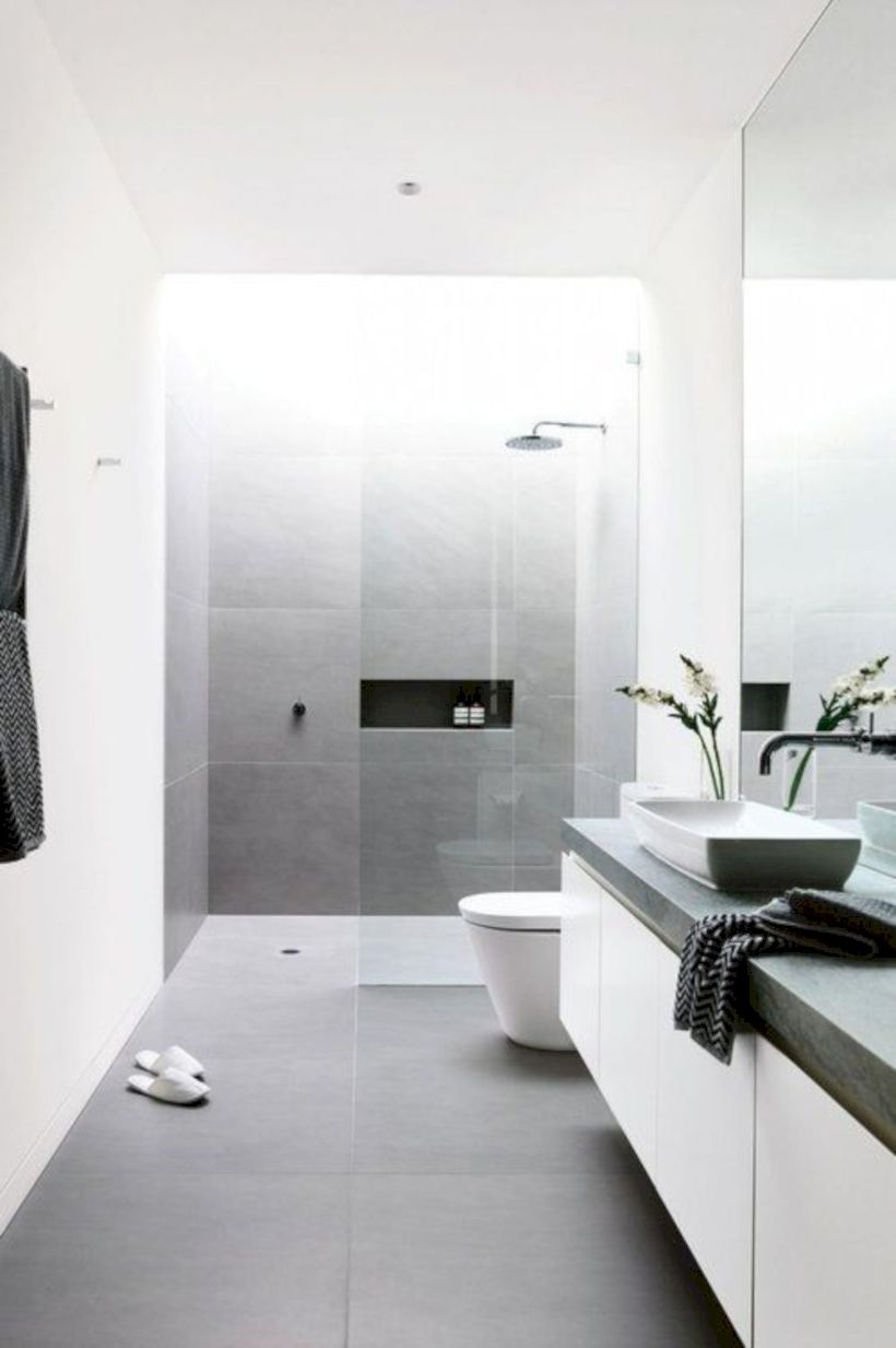 Inspiring small bathroom design ideas in apartment 40