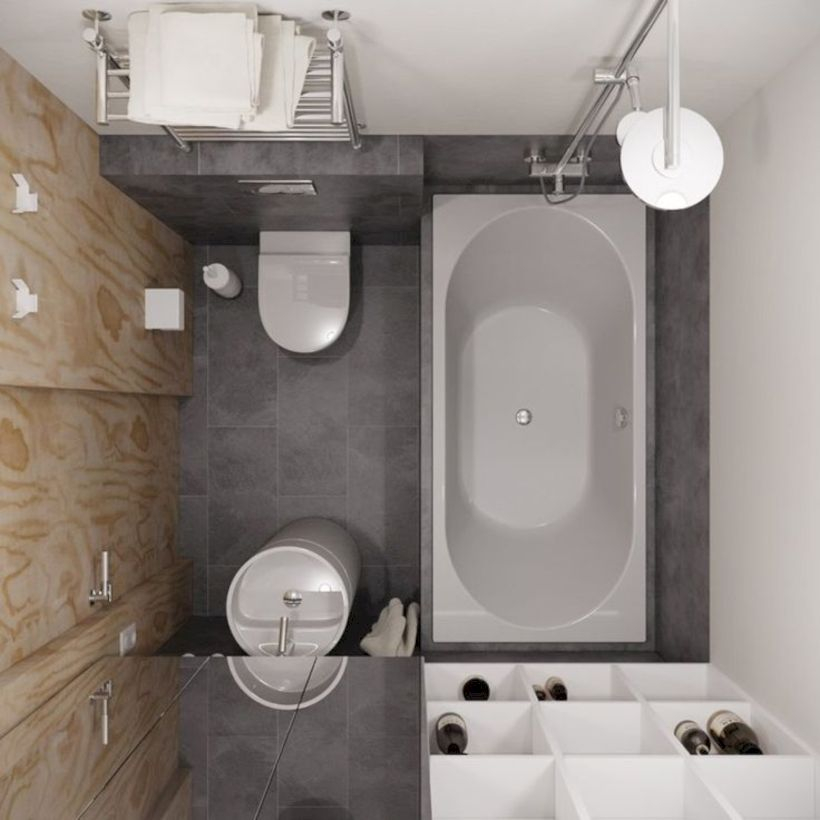 Inspiring small bathroom design ideas in apartment 44