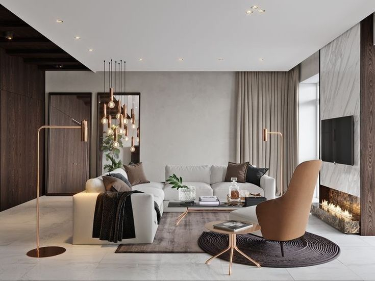 Livingroom design ideas to make look confortable for guest 13